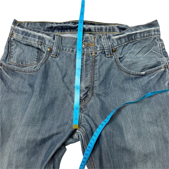 Levis 514 Slim Straight Fit Jeans Mens Light Silver Wash Denim Size 32x34 - Picture 12 of 13